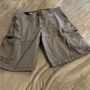 Lee Men's Charcoal Cargo Shorts